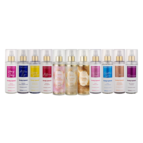 Body Splash Barbours 200ml Todas as Fragrâncias Perfume Corporal Refrescante e Duradouro