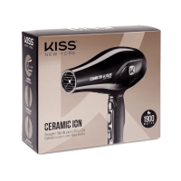 Kiss New York Secador de Cabelos Ceramic Ion 1900w - Preto