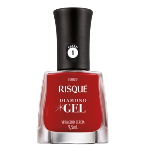 Risqué Diamond Gel Vermelho Cereja