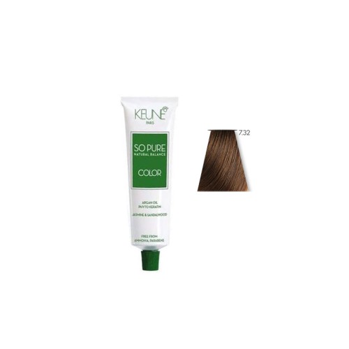 Keune Coloração So Pure Color 60ml - Cor 7.32