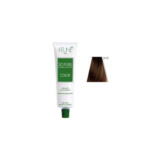 Keune Coloração So Pure Color 60ml - Cor 8.00 CP