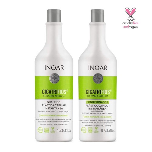 Inoar Kit CicatriFios Shampoo 1L   Condicionador 1L